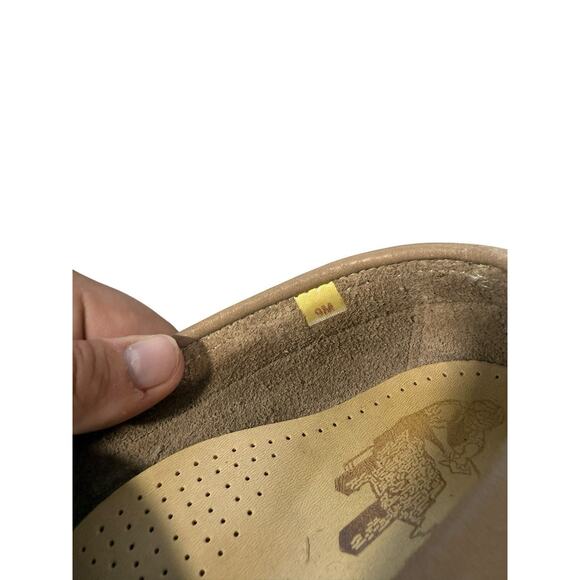 SAS Softie Tan Leather Kiltie Tassel Support Comfort Loafer Shoes Minimalist 9 M - Picture 7 of 7